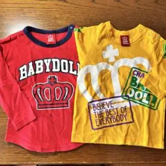 BABYDOLL 長袖Tシャツ 2枚セット