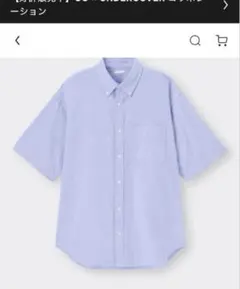 オックスフォードオーバーサイズシャツ［5分 袖］