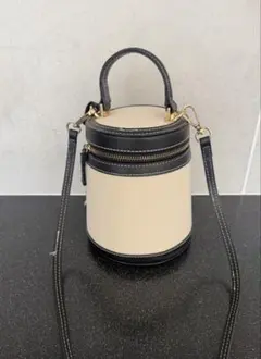 ZARA コントラストボックスミニバッグ