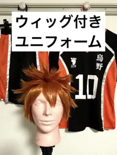 日向翔陽　ユニフォーム　ウィッグ　コスプレ