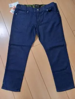 専用　新品　未使用　BEAMS　 ダークブルーデニムカジュアルパンツ　七分丈