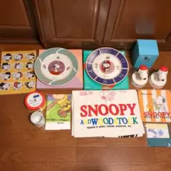 スヌーピー プレートセット 1995-1996、貯金箱やタオルなど