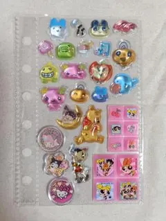 シール帳　おすそわけ　ボンボンドロップ　プチドロップ　おはじき　タイルシール