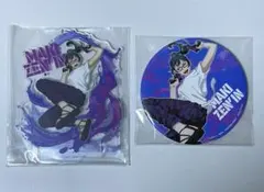 セガラッキーくじ 呪術廻戦SPLASH×BATTLEアクスタ 缶バッジ 禪院真希