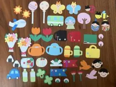 アルバム　「　春　セット　」　クラフトぺーパー　季節　壁面　ペーパークラフト