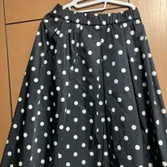 水玉模様ロングスカート 38/M