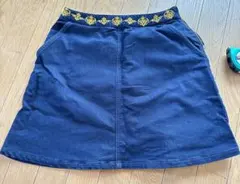 EVRIS刺繍デニムスカート