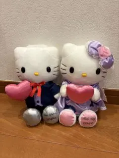 【美品】Hello Kitty & Dear Daniel 電報 ぬいぐるみ