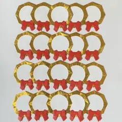 [金メダル20枚] 増量可能 ハンドメイド 折り紙 メッセージカード ロゼット
