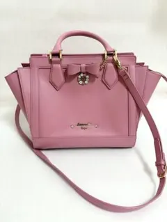 サマンサベガ パスケース付き ショルダーバッグ ピンク