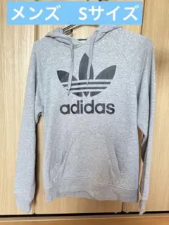 adidas アディダス　パーカー　グレー　アディダスオリジナル　ロゴ　冬