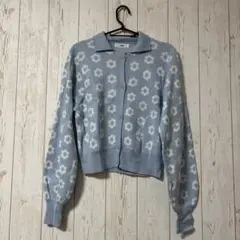 WEGO フラワーパターン 長袖カーディガン F