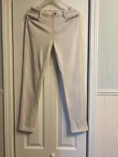 しまむらCLOSSIあったかレギンスパンツ白オフホワイトMサイズ