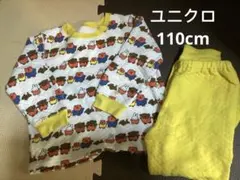 ユニクロ　パジャマ　100cm ミッフィー　キルティング