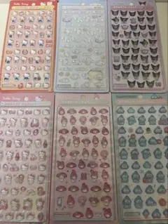 正規品　ボンボンドロップ シール　ミニ　mini サンリオ　６枚　セット