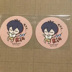 アオペラ　カフェ　丹波燐　ステッカー　2枚