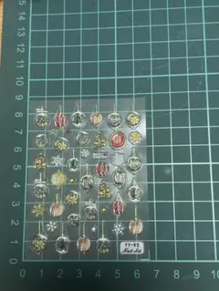 クリスマス　ぷっくりネイルシール