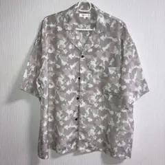 Rocky Monroe カモフラ開襟シャツ　Mのサムネイル