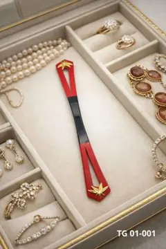 昭和レトロ べっ甲調 かんざし 金葉飾り 上品