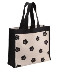 MARY QUANT マリークワント ニット ジャガード デイジートートバッグ