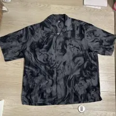 ITEMS URBAN RESEARCH マーブル柄 半袖シャツ L