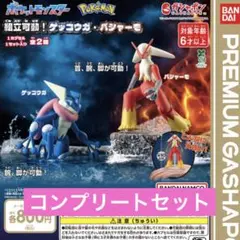 ポケットモンスター 組立可動！ゲッコウガ・バシャーモ ガチャ コンプ