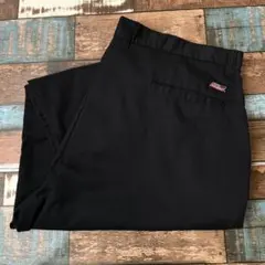 花*様 ビンテージ　古着　Dickies ディッキーズ　ワークパンツ　黒　40×