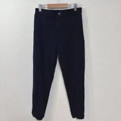 ユニクロ　ポンチジョガーパンツ　ネイビー　【Ｓ】　ストレッチ素材　美品