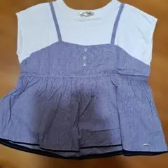 ポンポネットストライプキャミソール 160 L