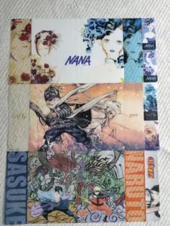 NARUTO ナルト＆サスケ クリアブックカバー ナツコミ2008 51枚