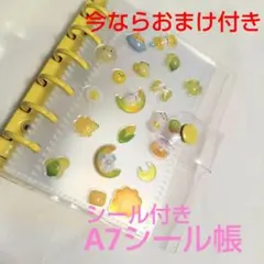 【おまけ付き】透明 シール帳 クリアバインダー リフィル10枚　ぷくぷくシール付