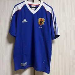 adidas サッカー日本代表 サポーターシャツ Oサイズ ヴィンテージ