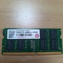 Transcend DDR4 2133 8GB メモリモジュール
