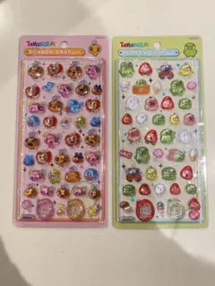 【正規品】たまごっち　めめっち/くちぱっち　ボンボンドロップシール