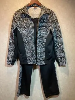 ブラック/ホワイト ジャージセット、puma