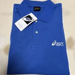 asics XG6090 ブルーポロシャツ サイズO
