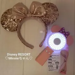 ミニー 扇風機 ハンディファン 冷却機能付き ディズニーストア - メルカリ