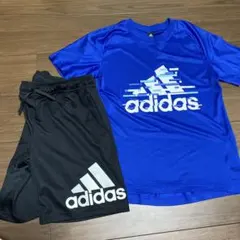 りっちゃん☆ さま専用⭐️adidas 上下セット　160 青黒