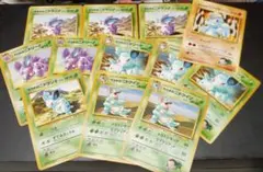 サカキのニドラン♂　♀　ニドリーナ　ニドリーノ　ニドクイン　ワンリキー　旧裏