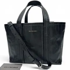バレンシアガ バルベス スモール ショッパー レザー 2way ショルダーバッグのサムネイル