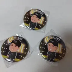 千葉ロッテマリーンズ　缶バッジ3個セット