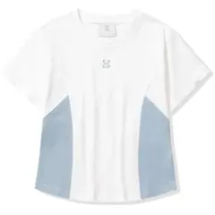 codegraphy Tシャツ M ホワイト ブルー 半袖 韓国のサムネイル