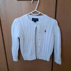 Polo Ralph Lauren ホワイトカーディガン 3/3T