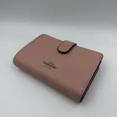 COACH コーチ 二つ折り財布 ミディアムコーナージップウォレット ピンクのサムネイル