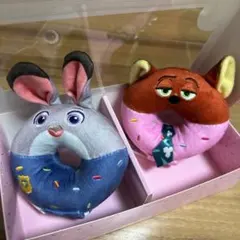 香港ディズニー　カスタマイズ　カチューシャ　ズートピア　ドーナツ