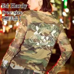 (Ed Hardy)シアーロングスリーブ Tシャツ　平成ギャル　Y2Kのサムネイル