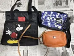 Disney バッグ3点 まとめ ミッキー