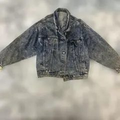 Levi'sStrauss & Co. ケミカルウォッシュ 短丈デニムジャケットのサムネイル