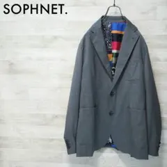 SOPHNET. 16SS Stretch Gabadine 2B JKT-M