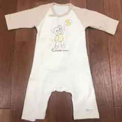 可愛い　コンビミニ　ベビー　50〜55cm くまちゃんロンパース